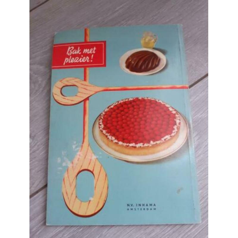 Vintage 1955 bakboek bak met plezier oetker retro