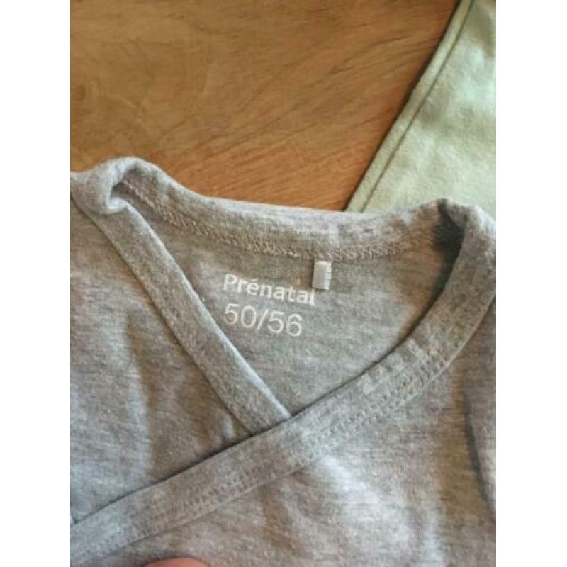 Noppies baby setje (broekje, shirtje, romper) mt 56