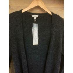 ZUSSS grijs lang vest m/l nieuw!