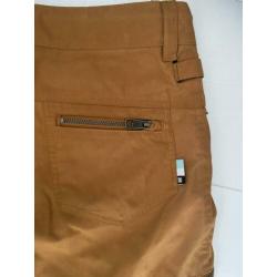 Dc flared snowboard ski broek L cognac roestbruin