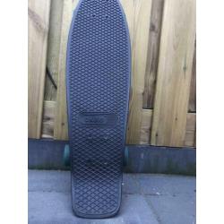 Penny skateboard, zwart met blauw, goede staat