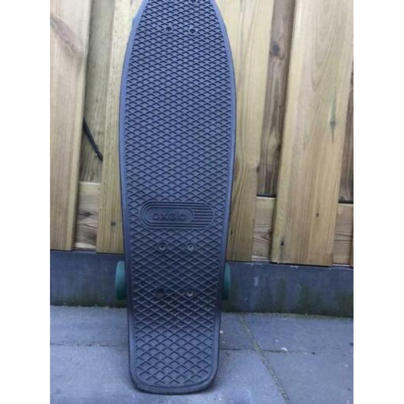 Penny skateboard, zwart met blauw, goede staat