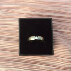 FL PARIS RING mat-zilver Maat 18 verguld staal met zirkonia