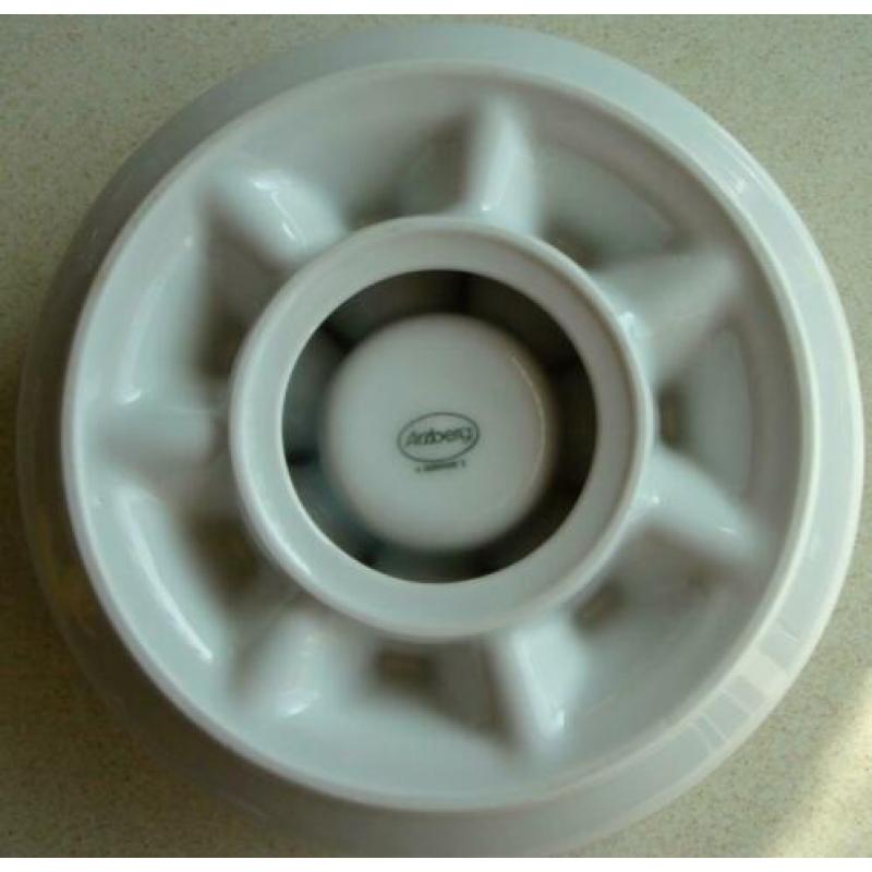 witte vintage porseleinen Arzberg Germany theelicht € 3,75