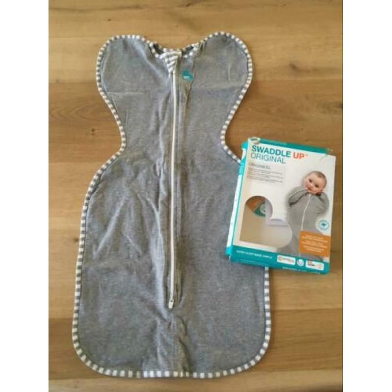 Swaddle Up baby slaapzak Grijs mt M zgan
