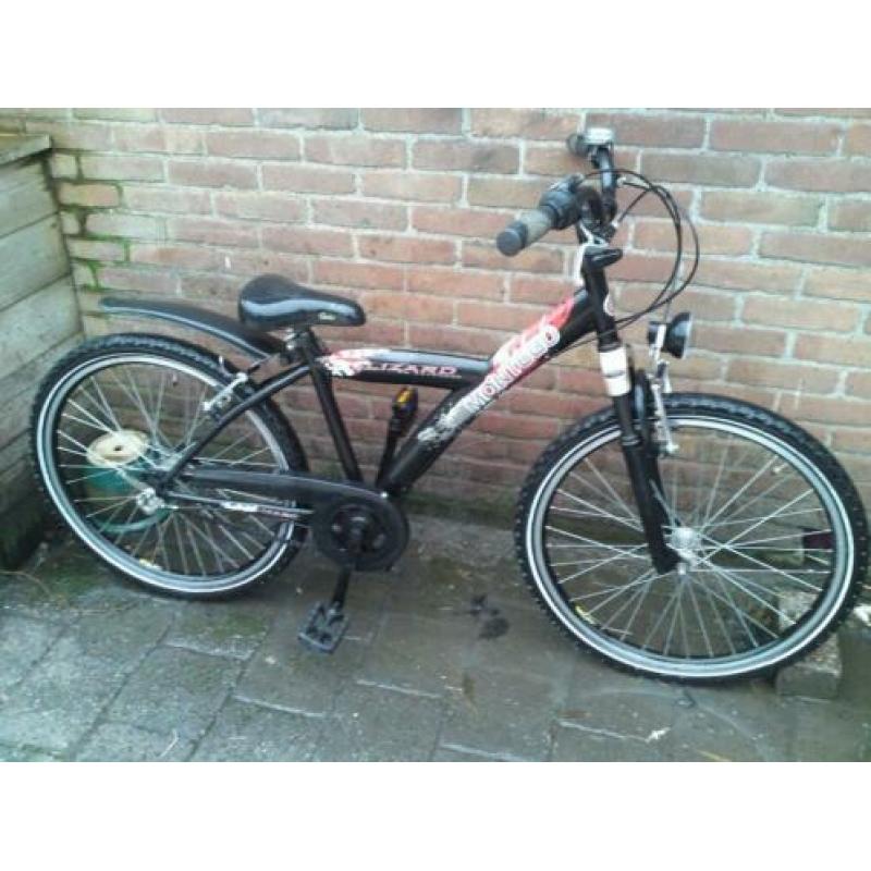 Stoere 24inch batavus Snake jongensfiets Nex3-nw licht 8-11j