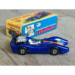 Lesney Matchbox Superfast 61 – Blue Shark in Doos
