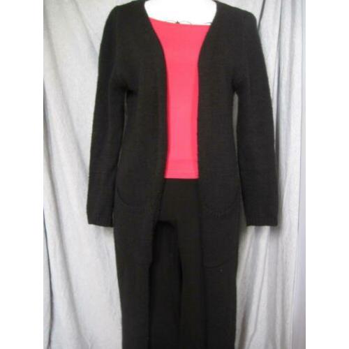 MOOI LANG DAMES VEST van ENVY Collection. Maat:M.