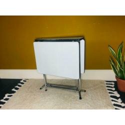 Retro inklapbaar formica tafel vintage jaren 70