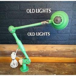 Sis duitse industriéle vintage lamp machine lamp