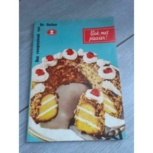 Vintage 1955 bakboek bak met plezier oetker retro