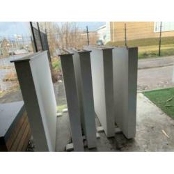Houten wandjes (plantenbakken)