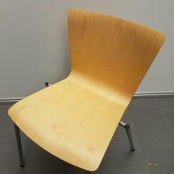 Fritz Hansen houten design stoelen stapelstoelen 11x