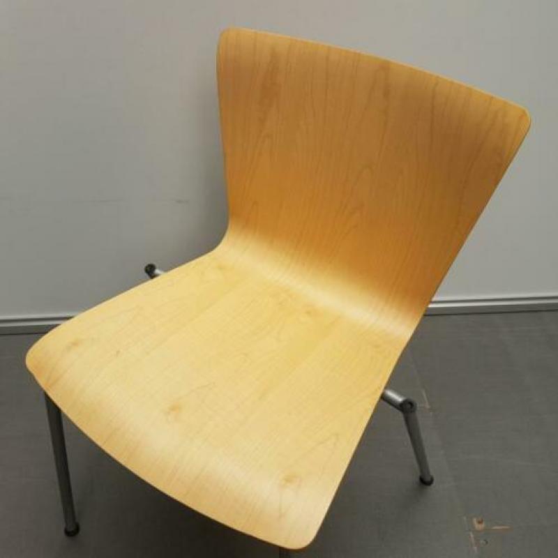 Fritz Hansen houten design stoelen stapelstoelen 11x
