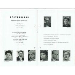 Programma Rotterdamse Schouwburg 1958