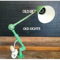Sis duitse industriéle vintage lamp machine lamp