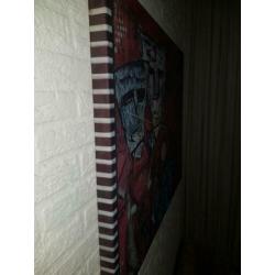 Schilderij op canvas/doek