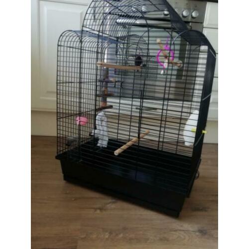 Nieuwe vogelkooi voor kanarie, grasparkiet, enz.