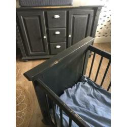 Complete babykamer commode, kast, ledikant