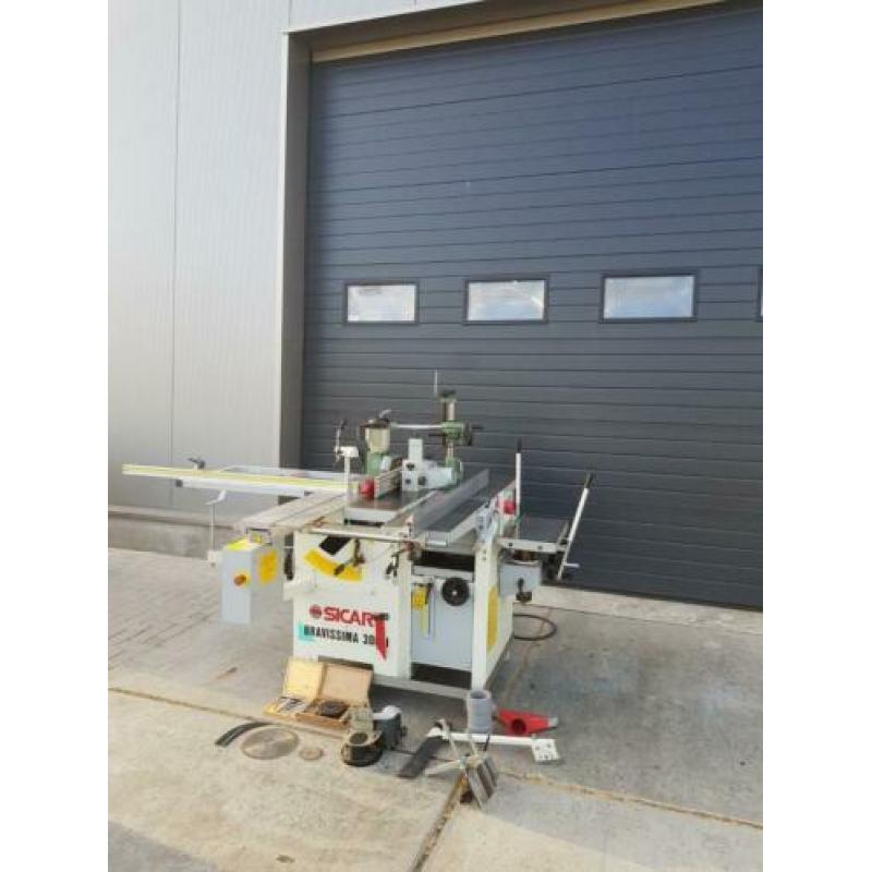 Sicar scm combinatiemachine 5 in 1 formaatzaag met rits**