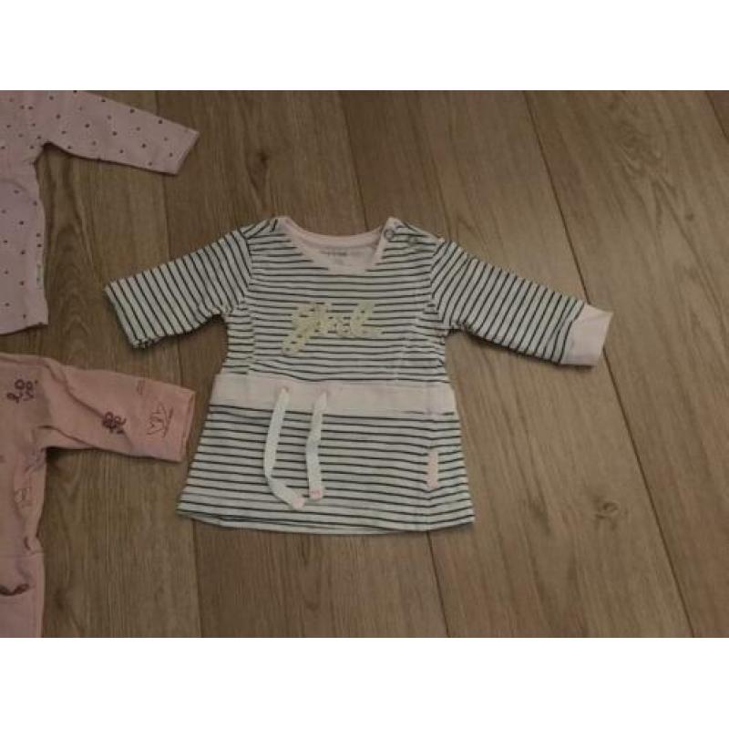 3 jurkjes, noppies en prenatal maat 56