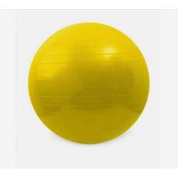 Grote blauwe, groene en kleine gele fitnessbal / sportbal