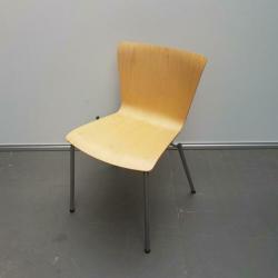 Fritz Hansen houten design stoelen stapelstoelen 11x