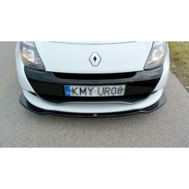 Maxton front splitter spoiler Clio III RS Ph.2. Nieuw.