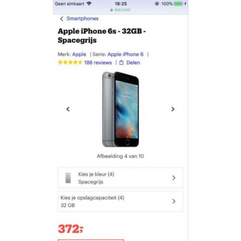 Iphone 6s space grey