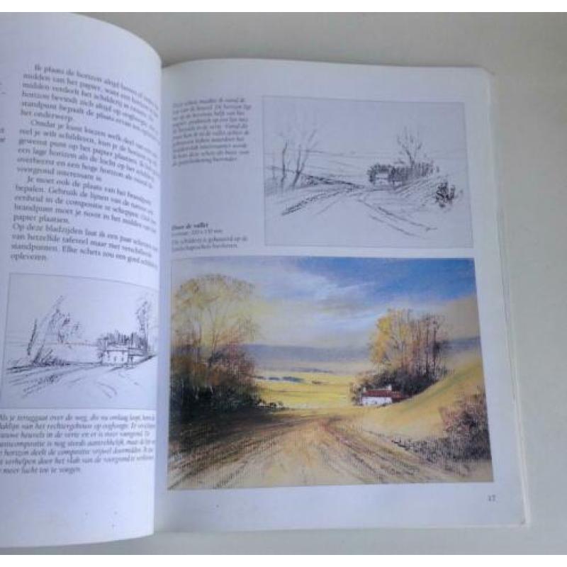 Landschap in pastel - Paul Hardy Tekenen met Pastelkrijt