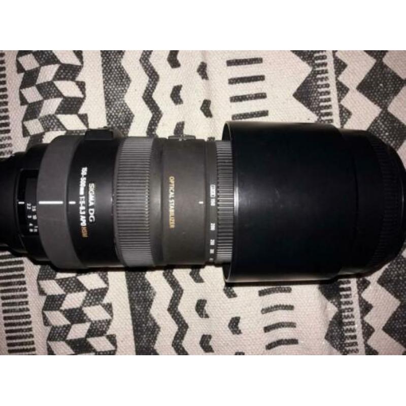 Sigma 150-500 mm met canon fitting apo hsm