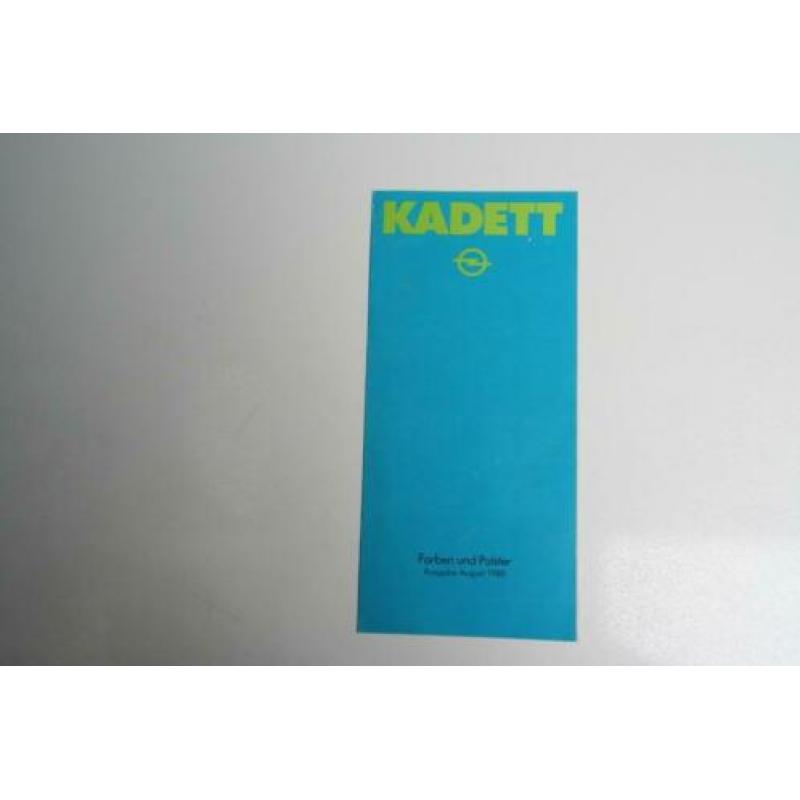 Opel Kadett type D kleuren en bekledingen (08-1980) (44)