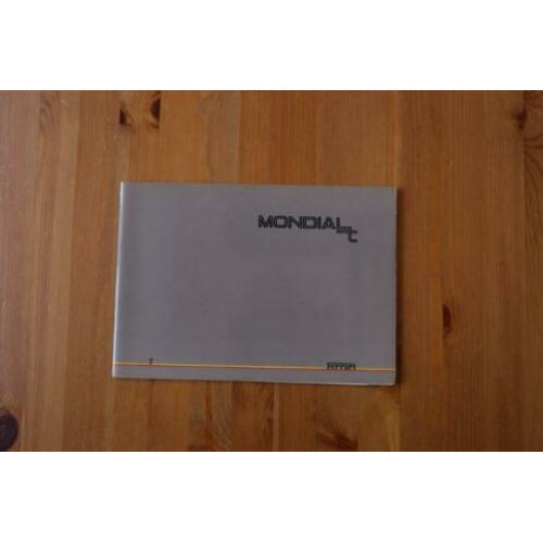 Brochure Ferrari Mondial T