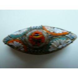 Antieke Murano micromozaiek broche ca. 1930 / Luxeriös