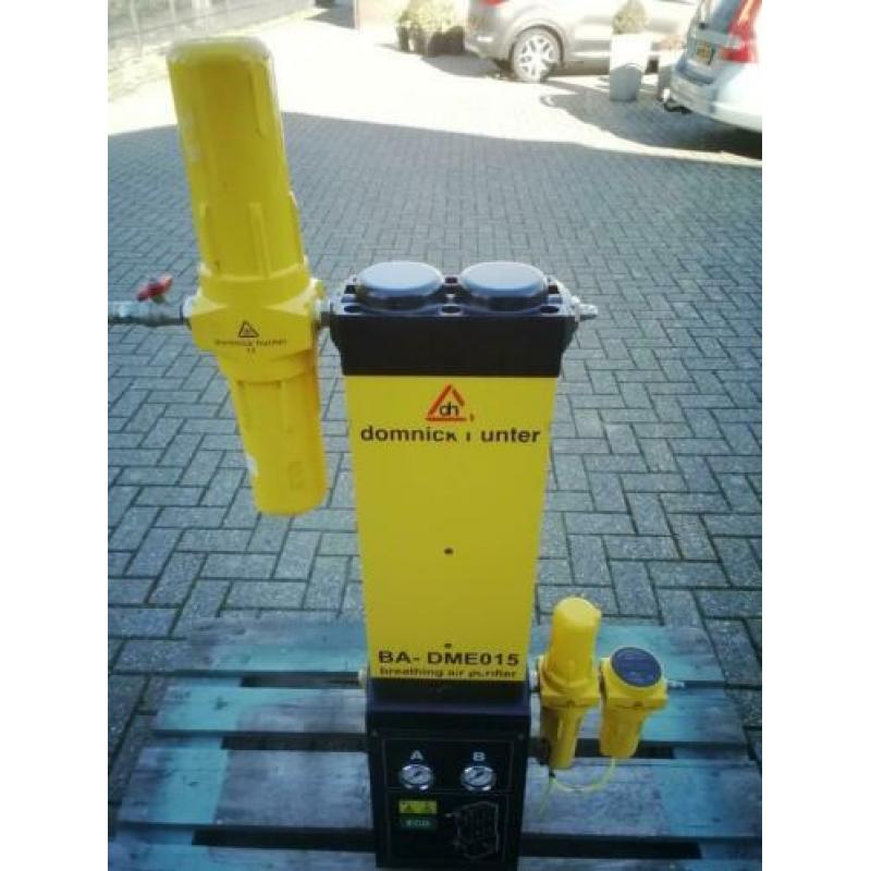Nette persluchtdroger 750 ltr min met nieuwe filters.