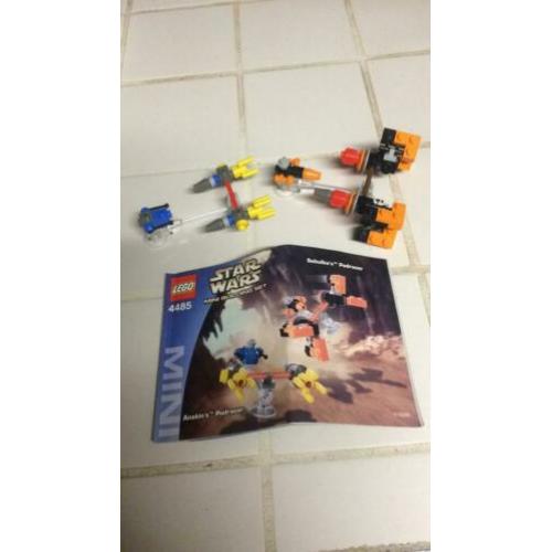 Lego star wars mini sebulbas podracer+anakins podracer 4485