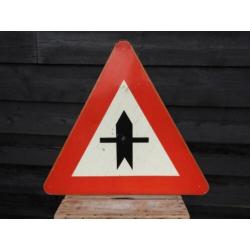 Groot verkeersbord 'vliegende bom' - industrieel