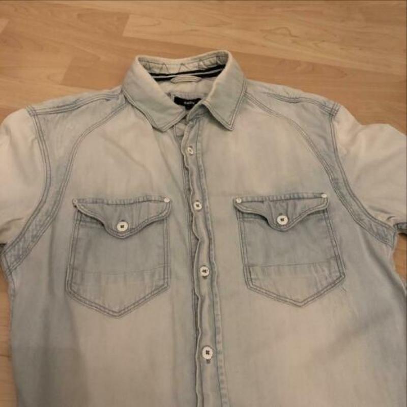 Celio Spijker overhemd blouse spijkerstof heren maar M