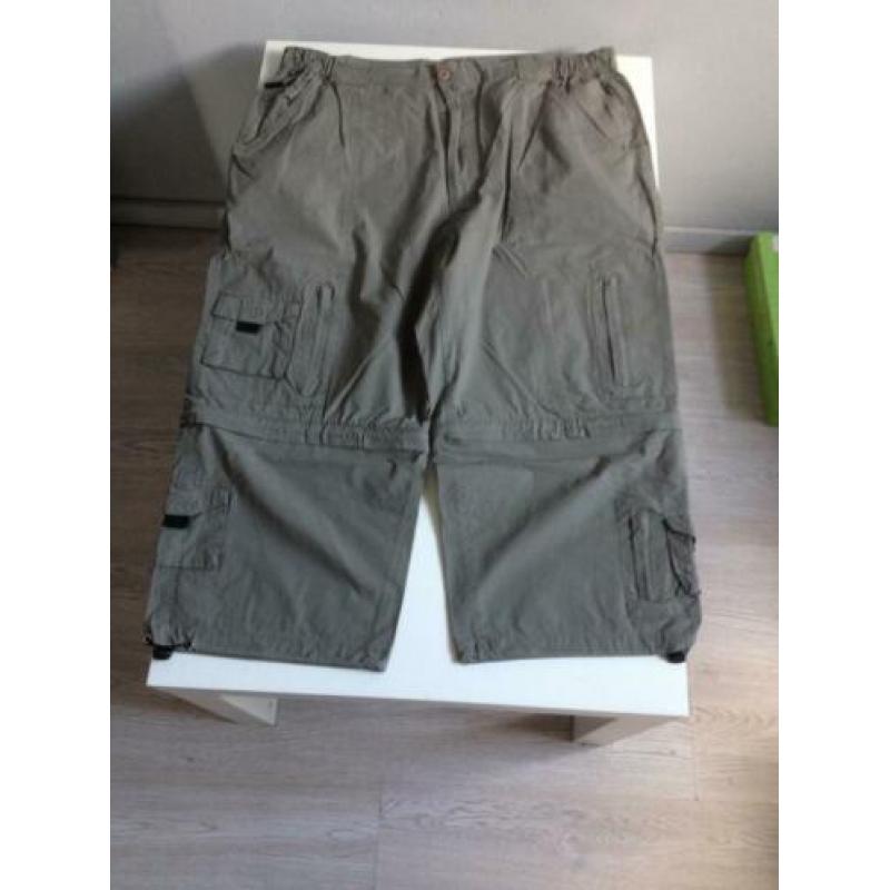 zomer broek legergroen heren biaginni maat 58 lang 83 cm