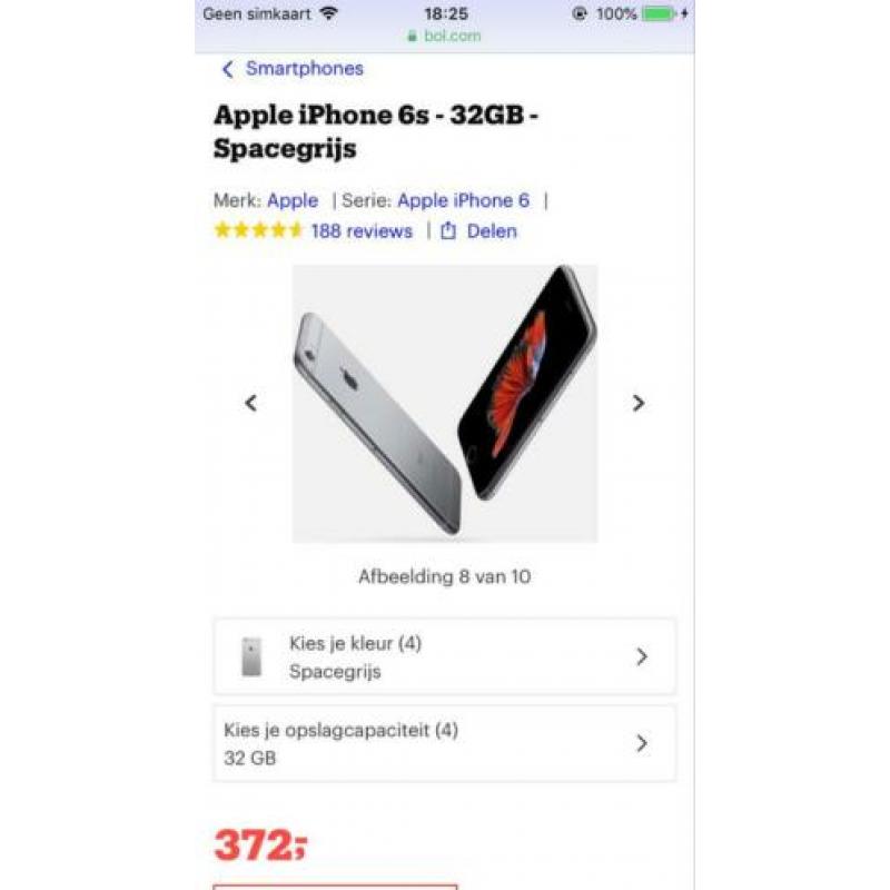 Iphone 6s space grey