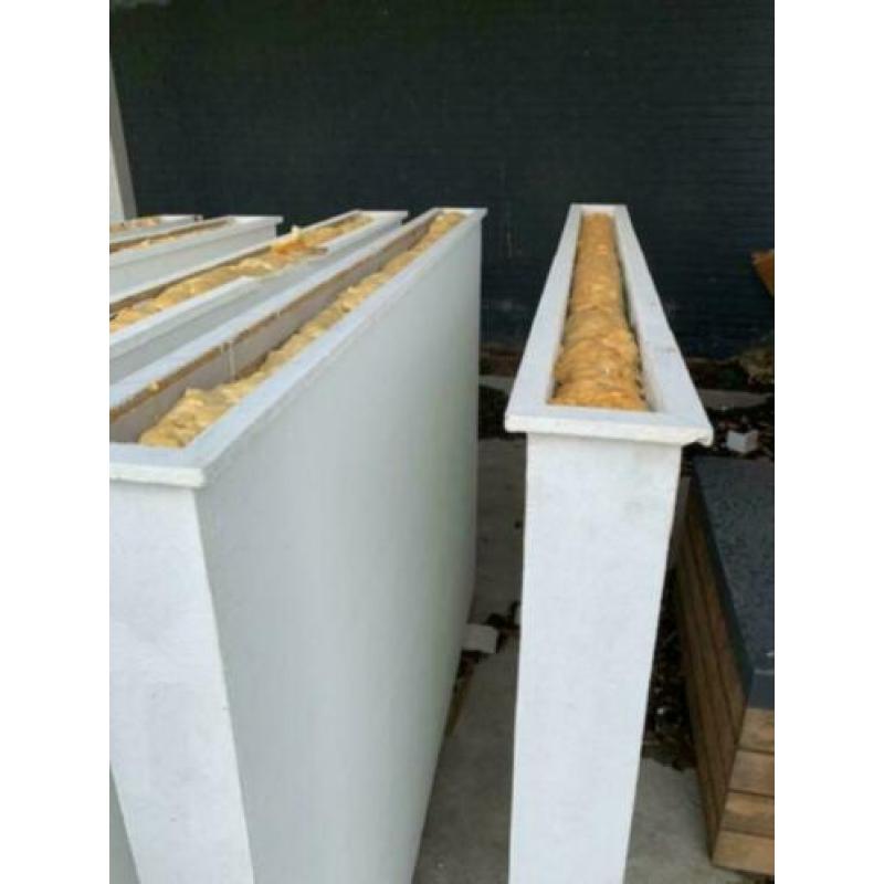 Houten wandjes (plantenbakken)