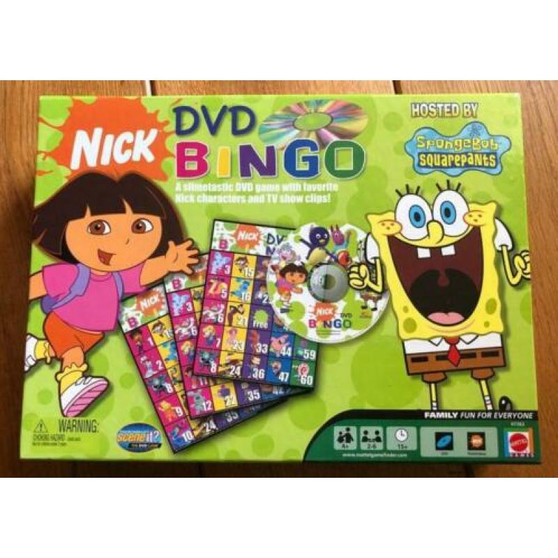 Nickelodeon ( Dora) Bingo Dvd Spel. Niet in NL te vinden