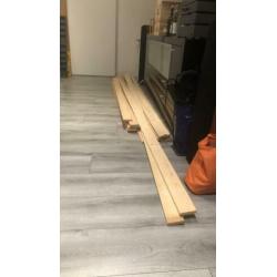 Partij planken, diverse maten.