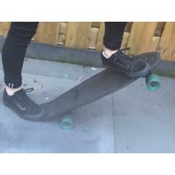 Penny skateboard, zwart met blauw, goede staat