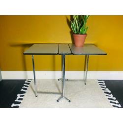 Retro inklapbaar formica tafel vintage jaren 70