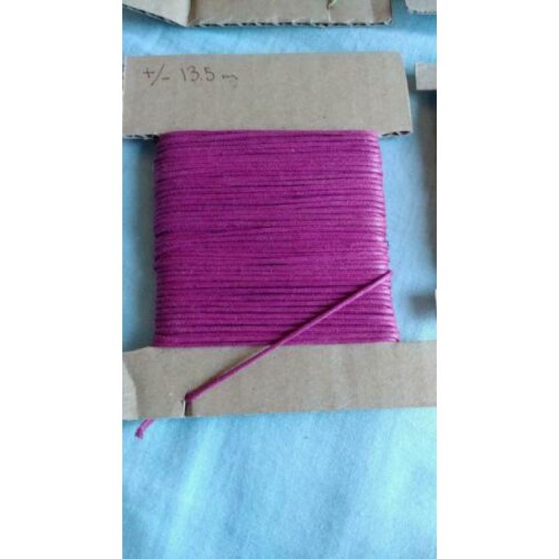 Gewaxed koord for sieraden of knutselen