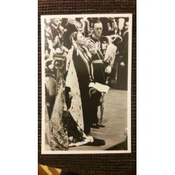 Ansichtkaart eedaflegging koningin Juliana 3 stuks