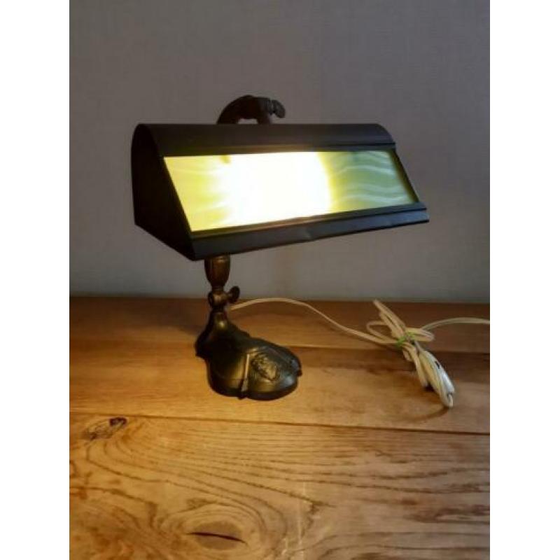 Art deco Ludwig Beethoven piano/bureau lamp uit 1920
