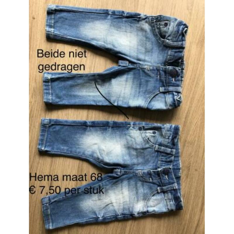 Broekjes Hema en Zeeman maat 68