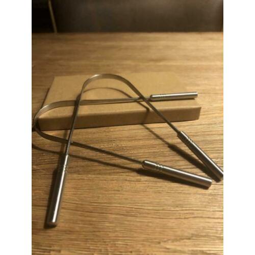 Luxe Tongreiniger RVS set 2 stuks